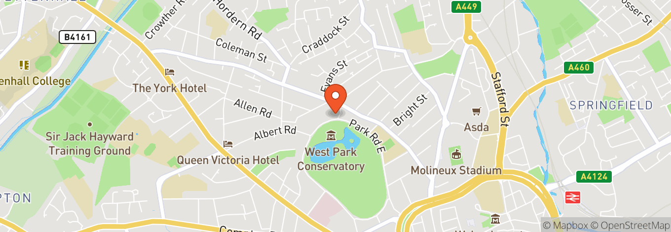 Map of West Park Wolverhampton