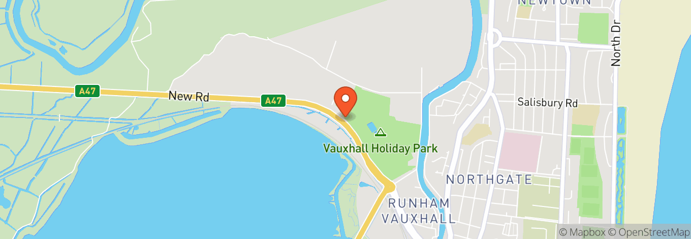 Map of Camp Hrh, Great Yarmouth