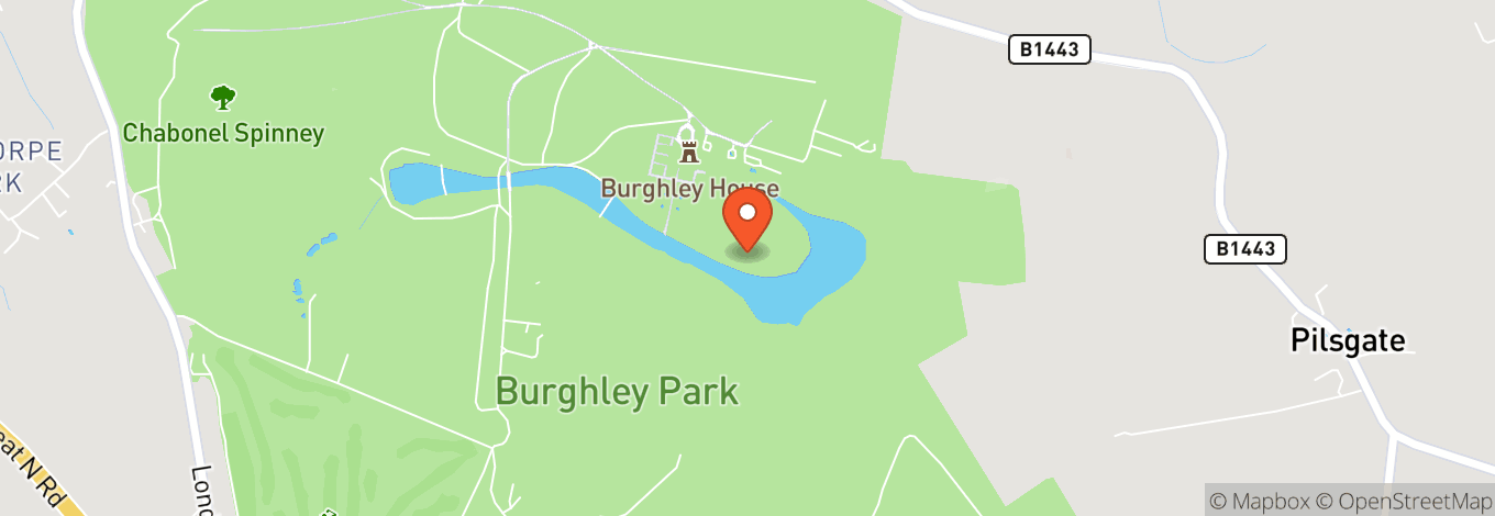 Map of Burghley House