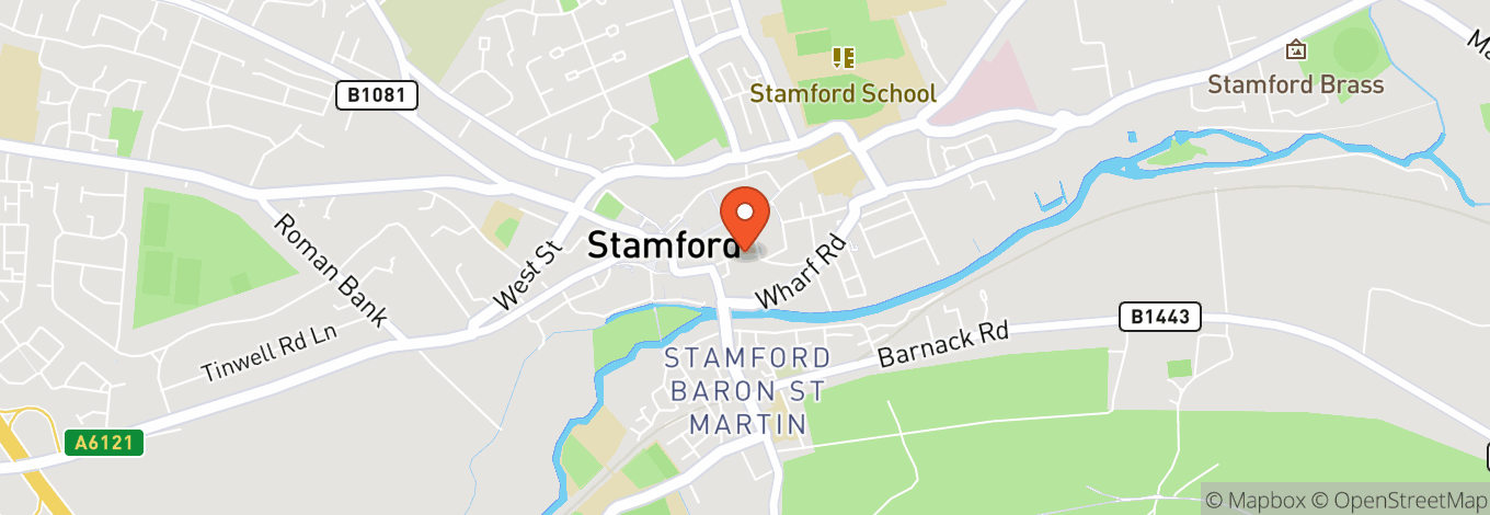 Map of Stamford Arts Centre