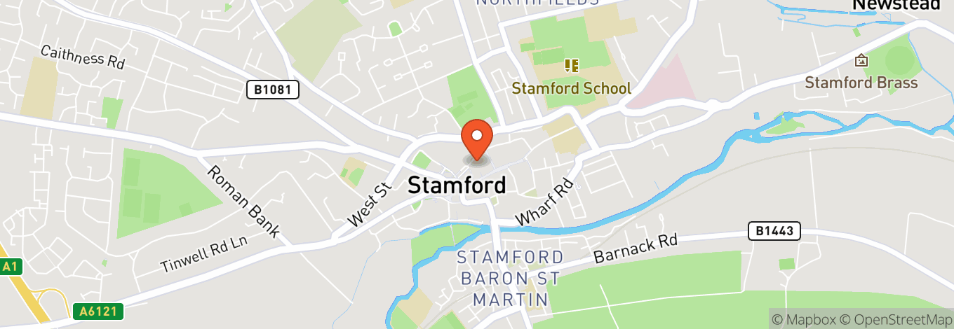 Map of Stamford Corn Exchange Theatre