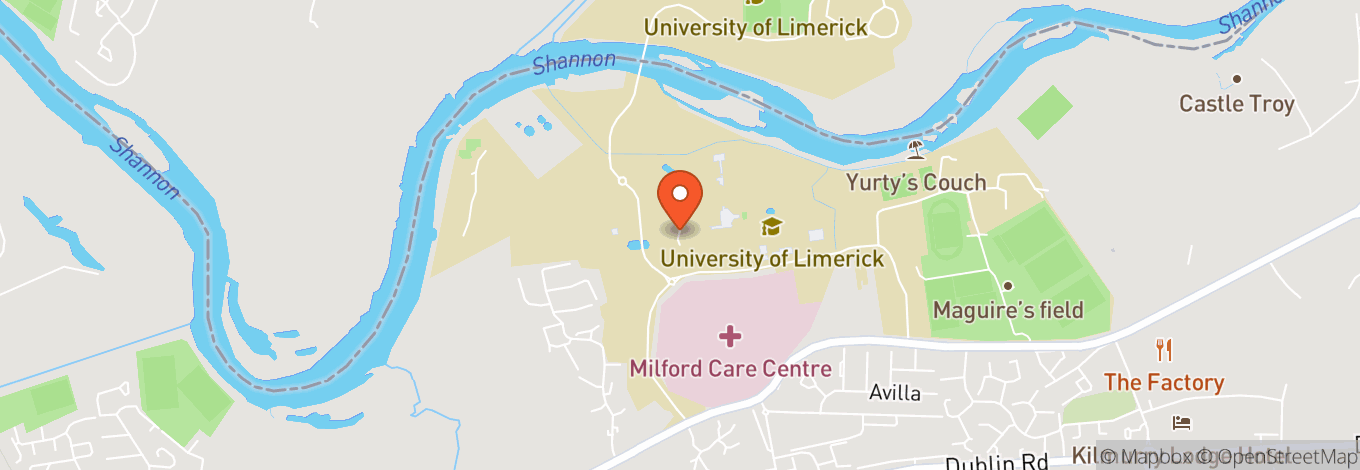 Map of University Of Limerick