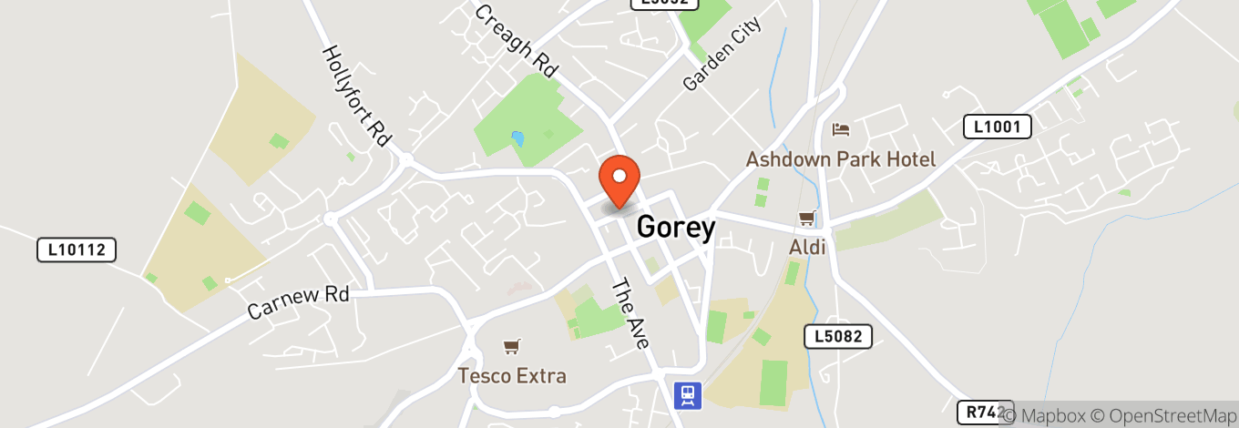 Map of Gorey Little Theatre