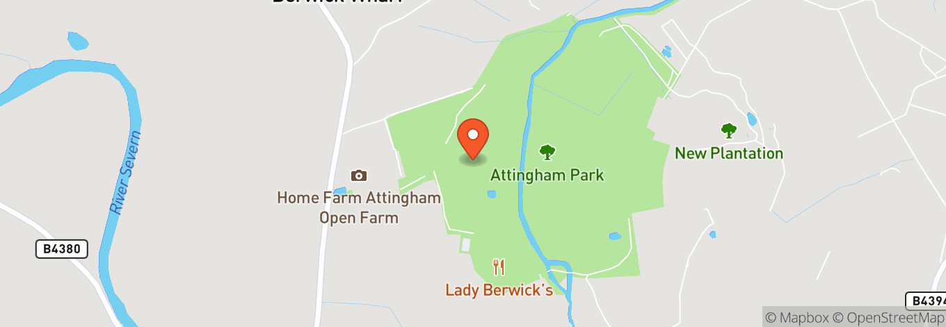 Map of Attingham Park