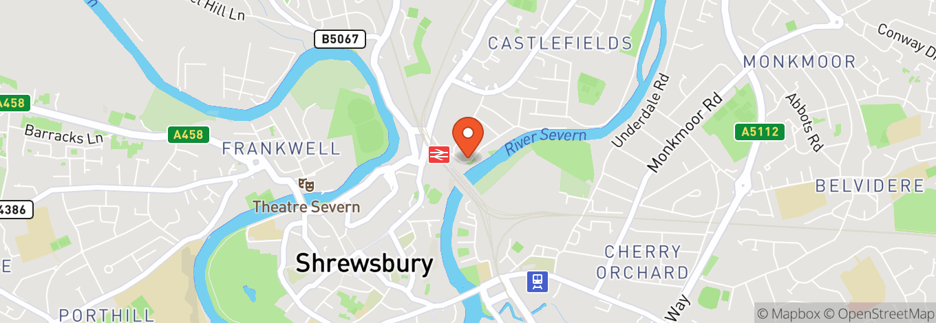 Map of Shrewsbury Prison