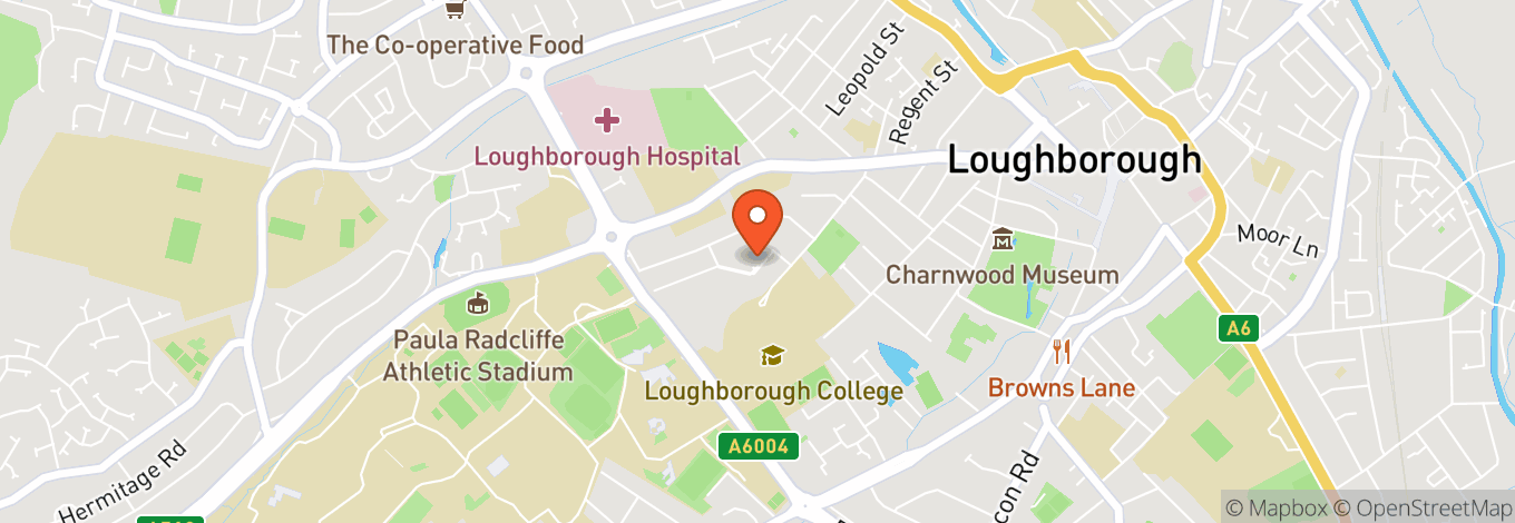 Map of Loughborough Students Union