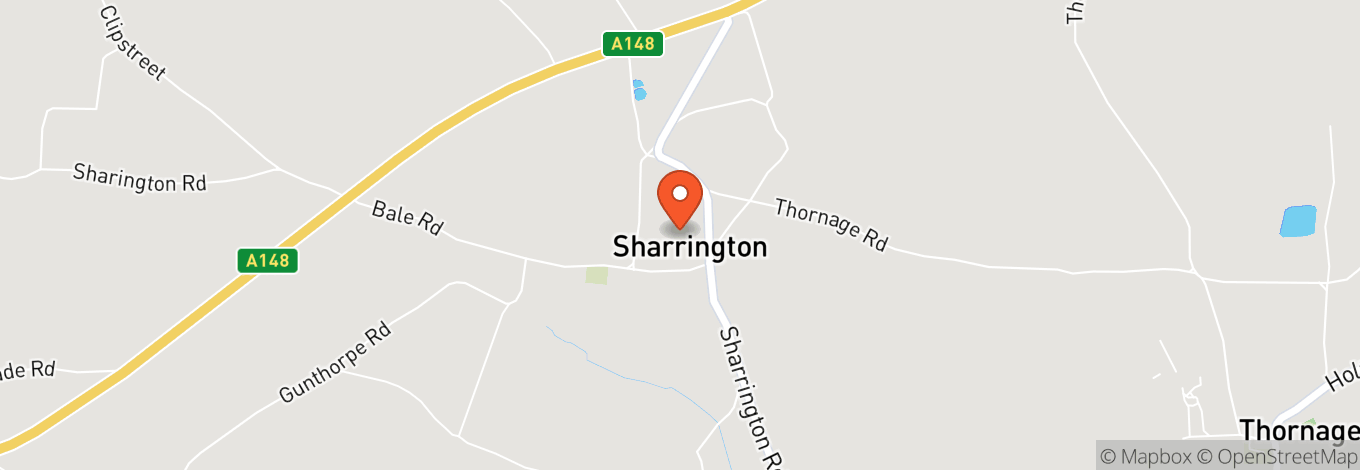 Map of Sharrington Village Hall