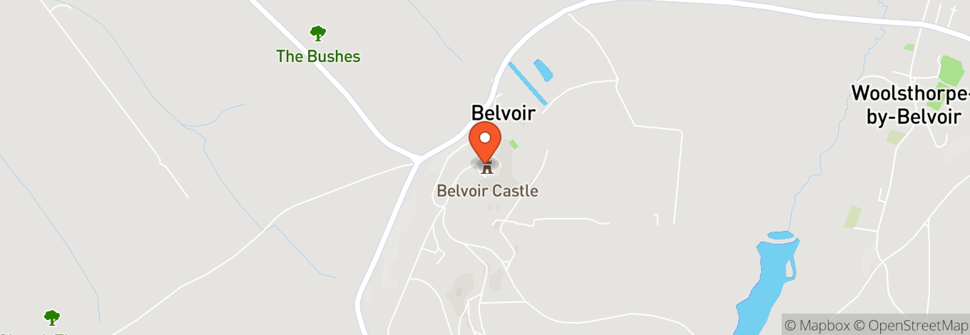 Map of Belvoir Castle