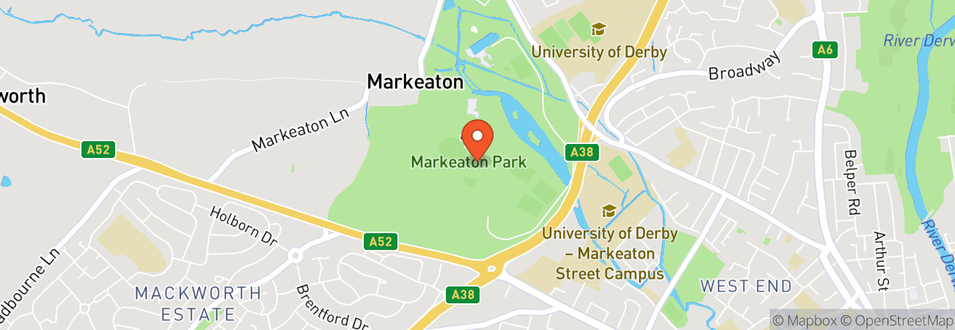 Map of Markeaton Park
