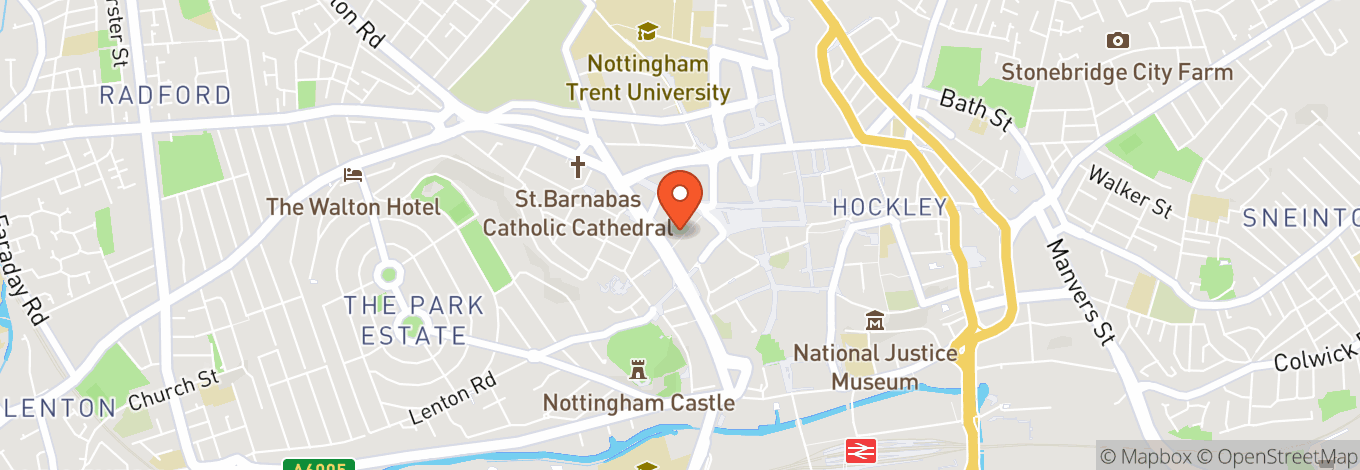 Map of Alcove Nottingham