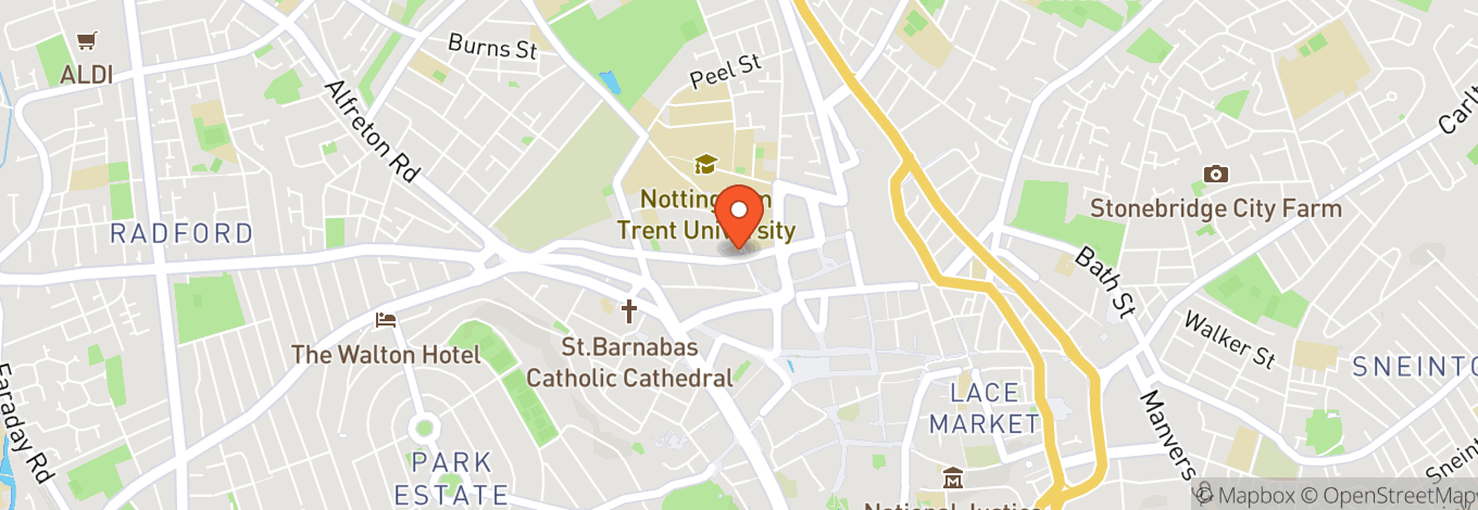 Map of Ghost Nottingham