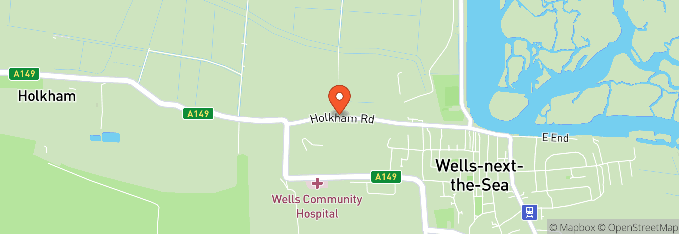 Map of Holkham Hall