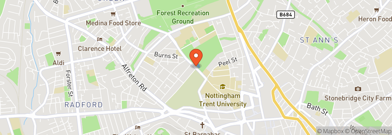 Map of Arboretum Garden Bar & Bandstand