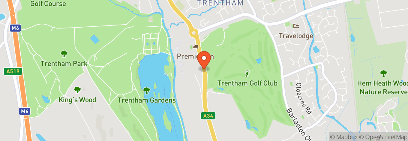 Map of The Trentham Estate