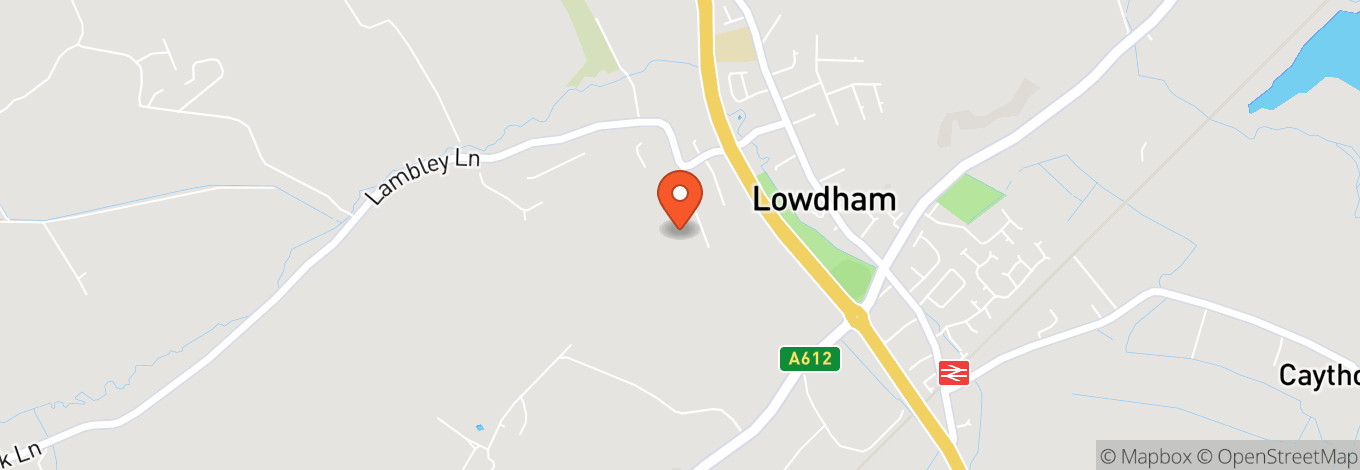 Map of Lowdham Village Hall