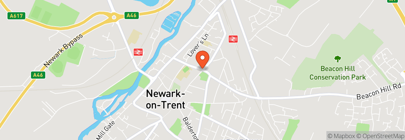 Map of Palace Theatre, Newark