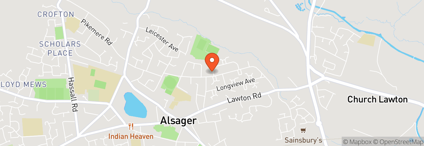 Map of Alsager Civic