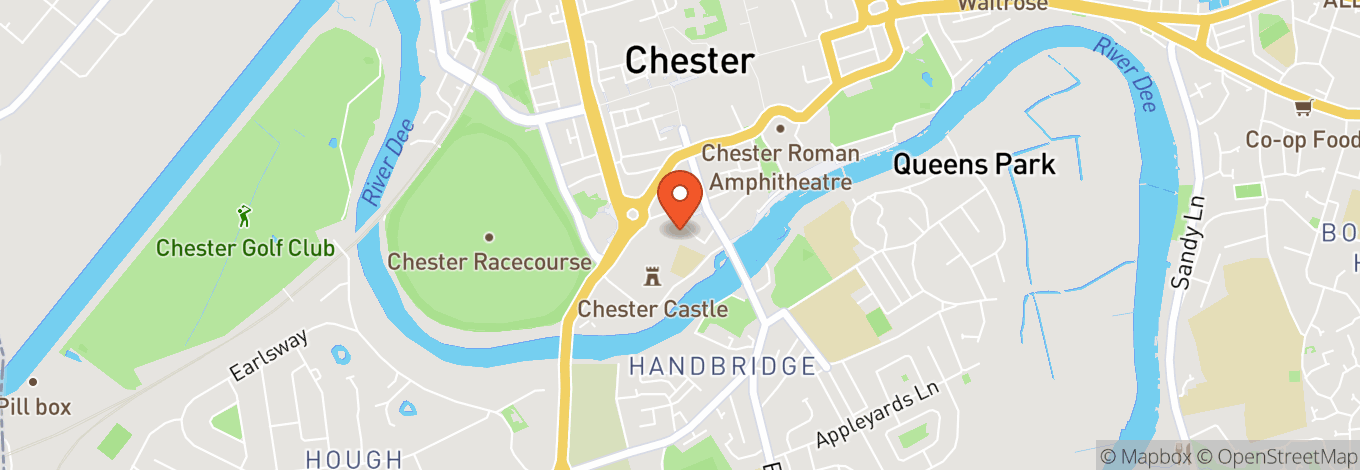 Map of St.mary's Creative Space Chester