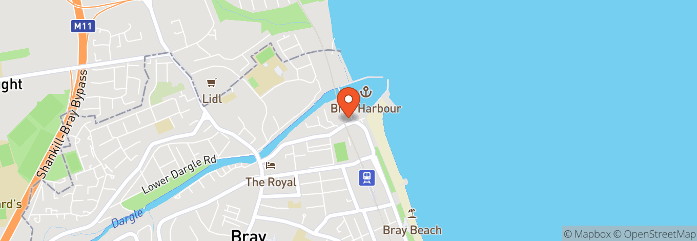 Map of The Harbour Bar