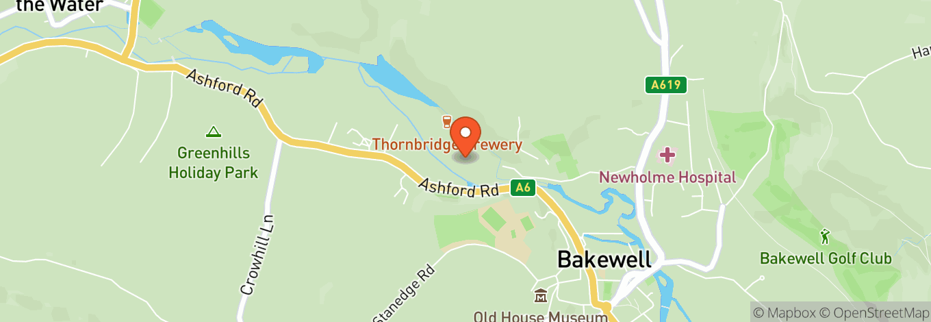 Map of Thornbridge Brewery
