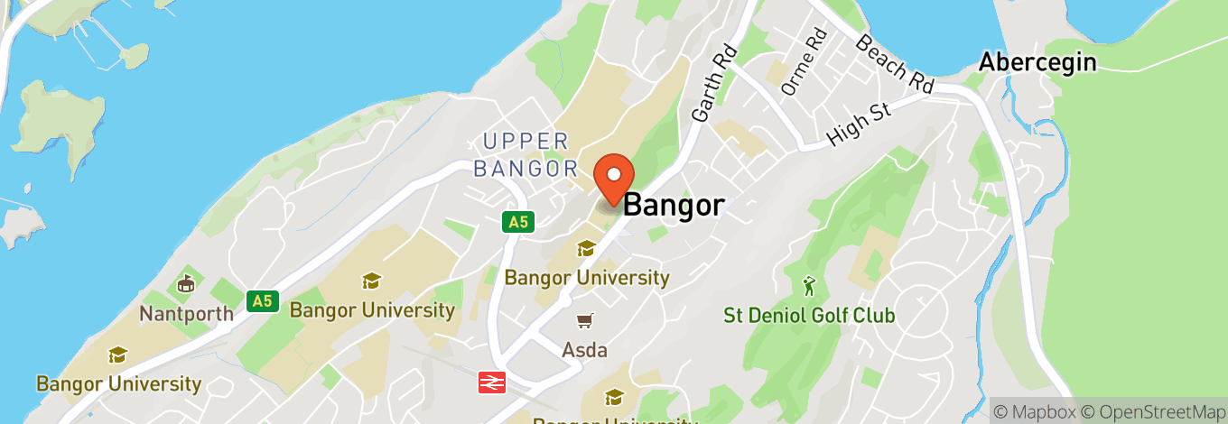 Map of Pontio Arts And Innovation Centre