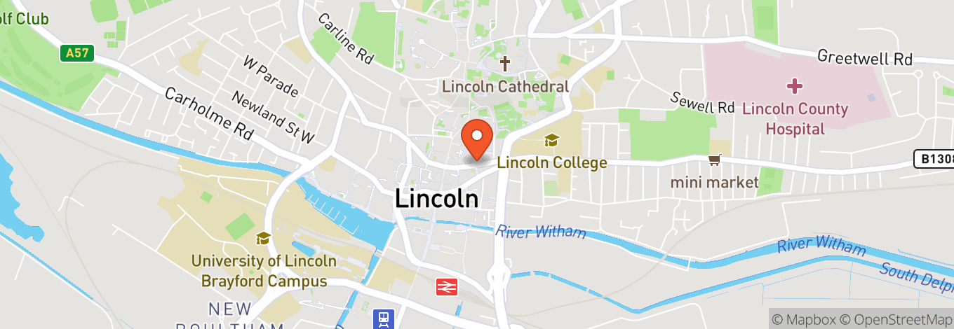 Map of New Theatre Royal Lincoln