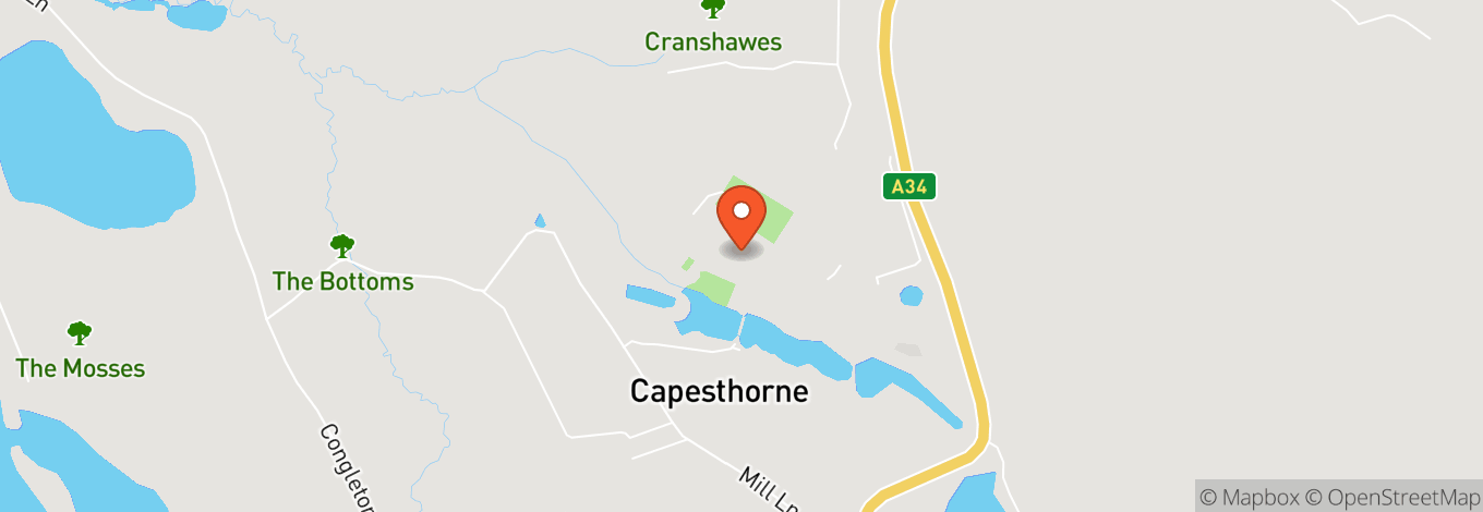 Map of Capesthorne Hall