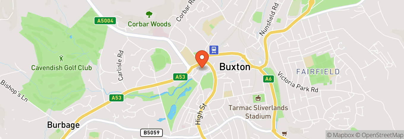 Map of Buxton Opera House