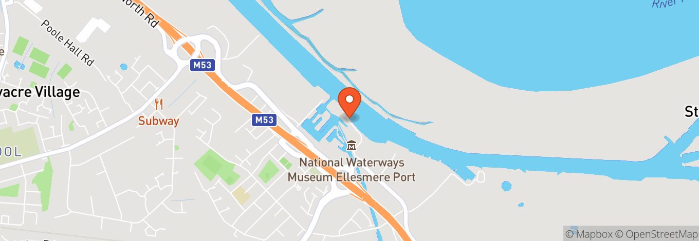 Map of National Waterways Museum Ellesmere Port