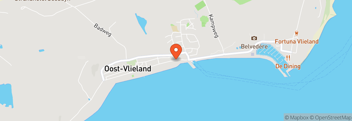 Map of Vlieland Island
