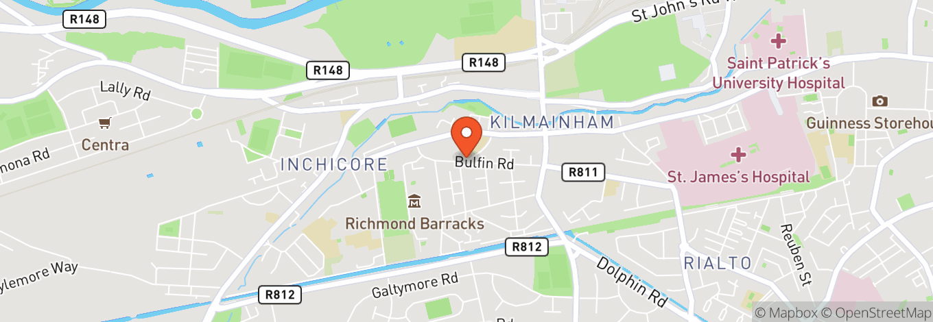 Map of Richmond Barracks