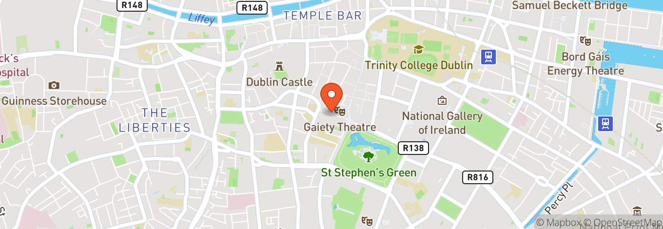 Map of The Gaiety Theatre