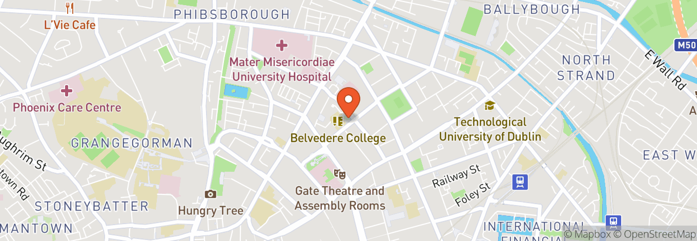 Map of O'reilly Theatre