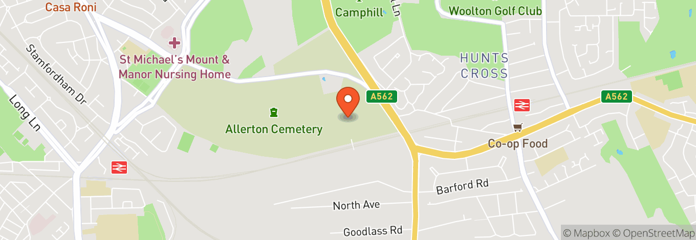 Map of Allerton Hall