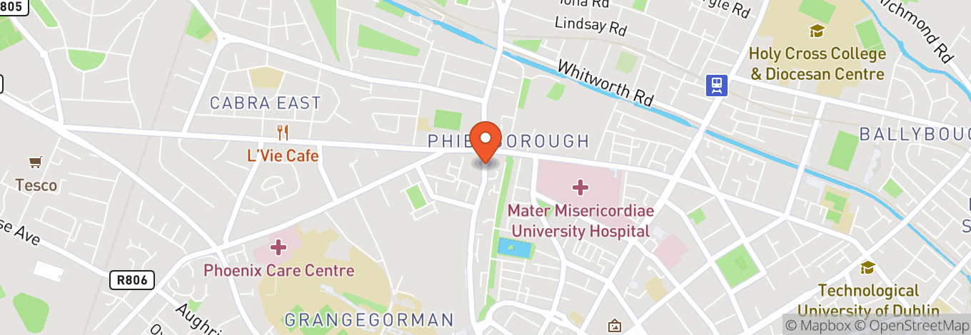 Map of Dalymount Park