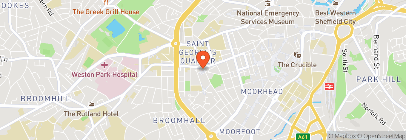 Map of Revolution Sheffield
