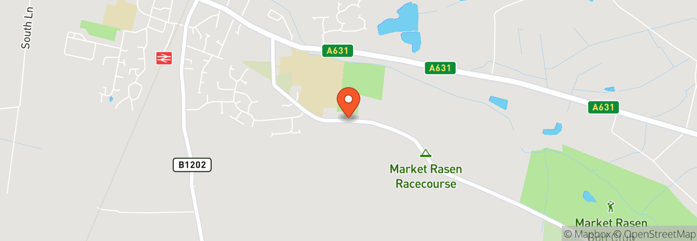 Map of Market Rasen Racecourse