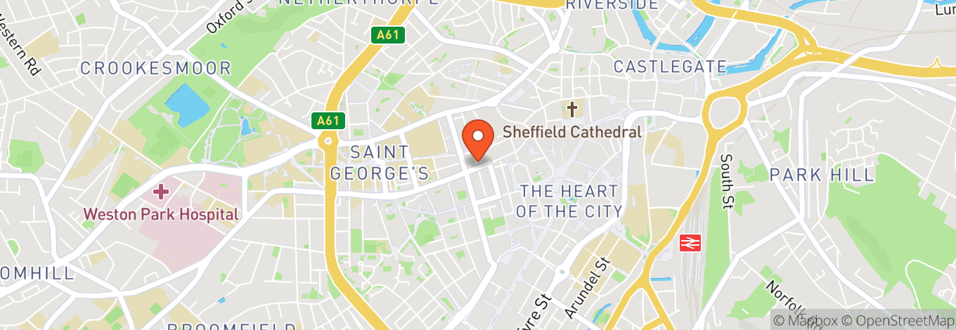 Map of Steinhaus Sheffield