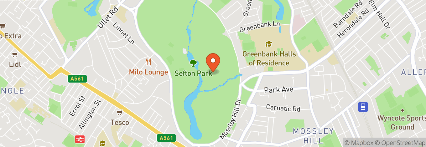 Map of Palm House Sefton Park
