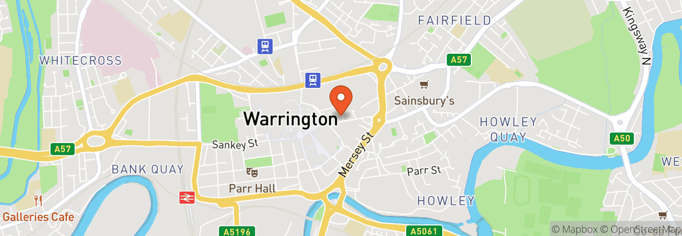 Map of Buzz Bingo and The Slots Room Warrington