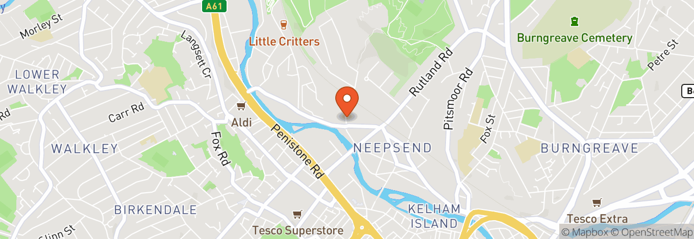 Map of Hangr Warehouse