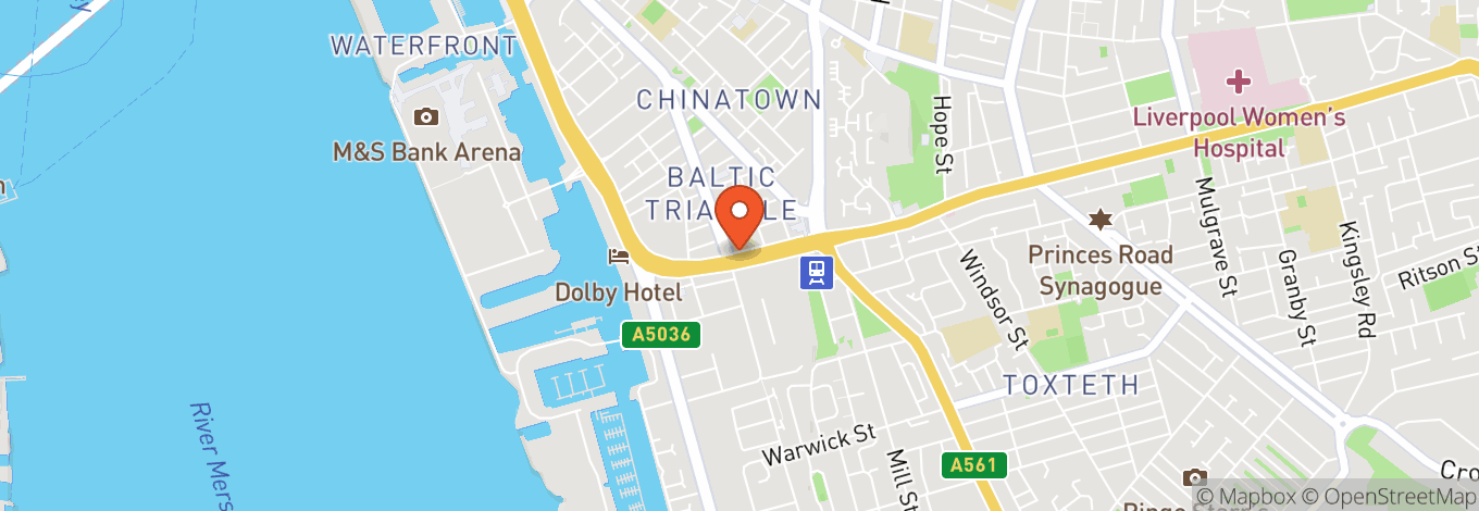 Map of Arts Bar Baltic