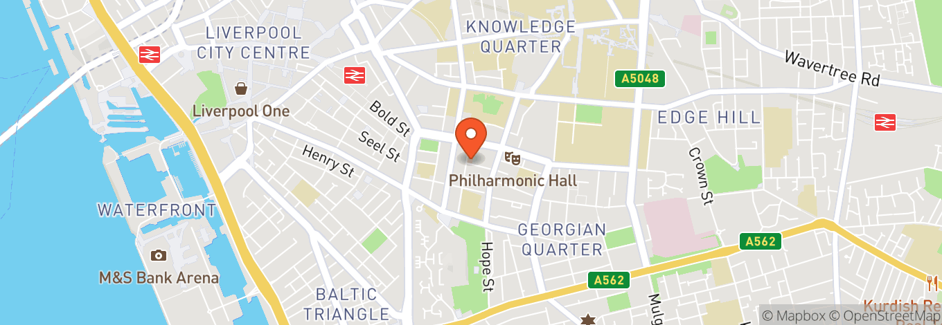 Map of Unity Theatre