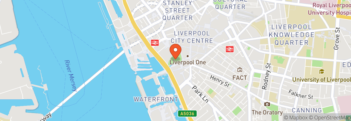 Map of Bierkeller Liverpool