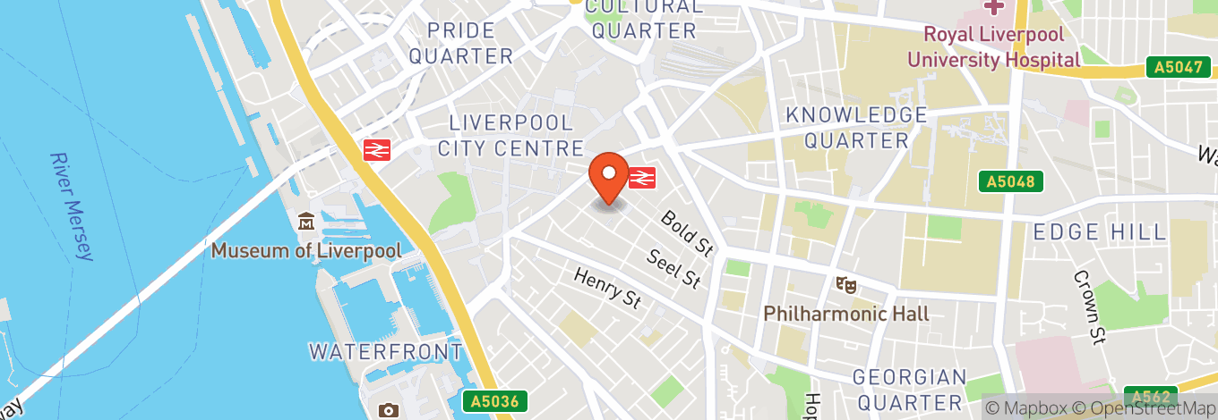 Map of LEVEL Nightclub Liverpool