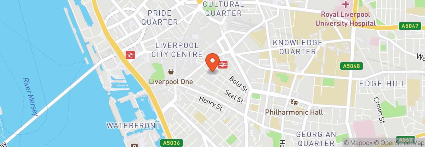 Map of Forbidden Nights Liverpool