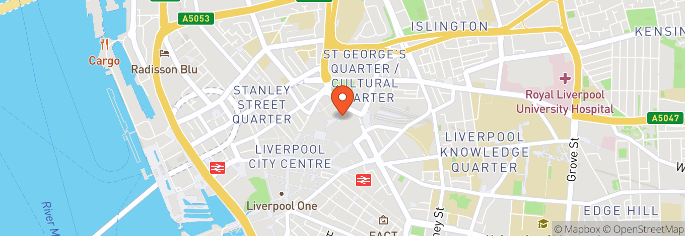 Map of Royal Court Theatre - Liverpool's Royal Court