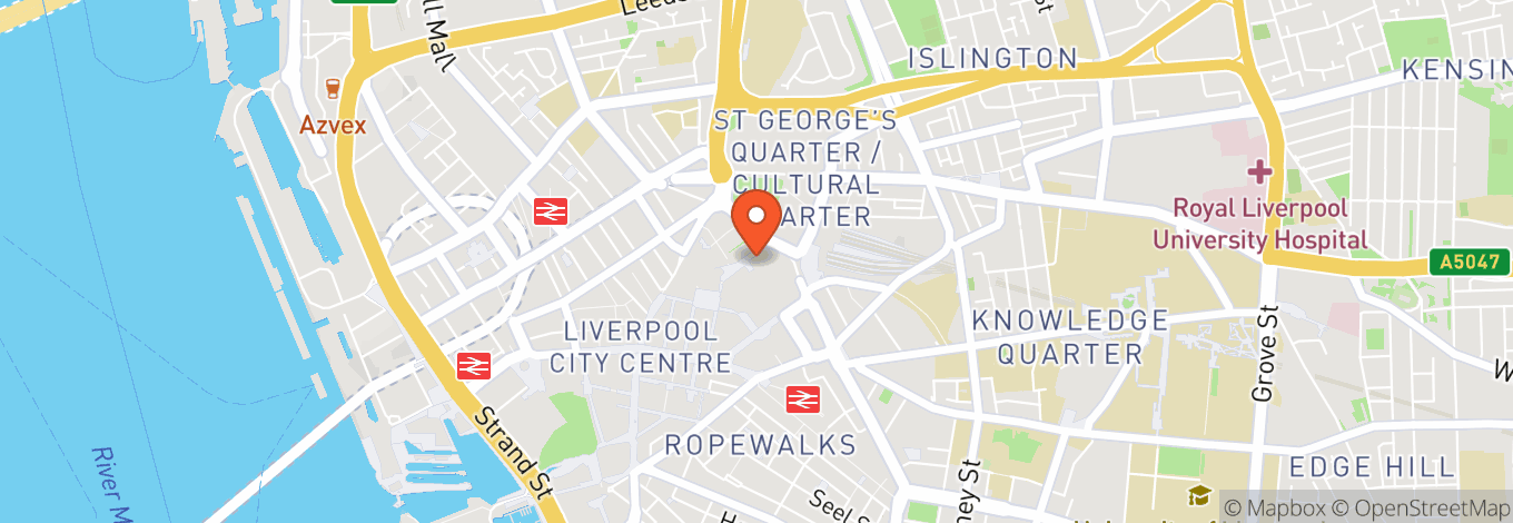 Map of Royal Court Theatre - Liverpool's Royal Court