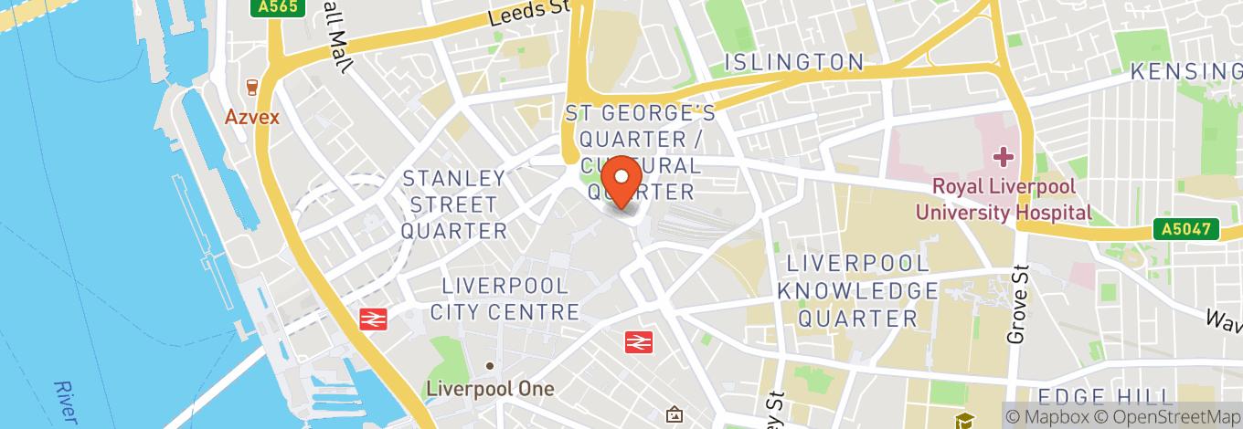 Map of St George's Hall