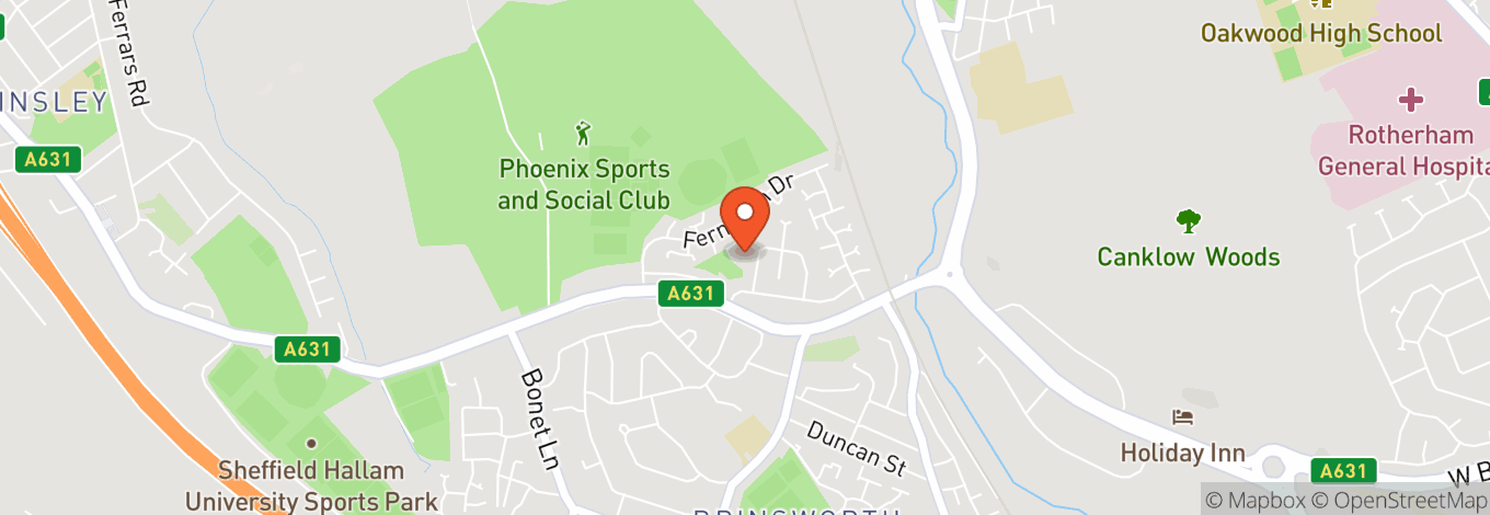 Map of Phoenix Sports & Social Club